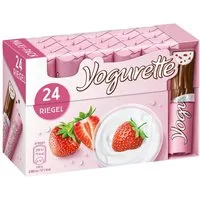 Yogorette Schokolade, Yogurette Erdbeere Vollmilchschokolade mit Erdbeercreme 300g