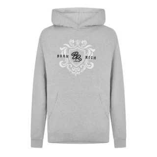 Born Rich - "Jairo" Kapuzenpullover für Herren (Grau)