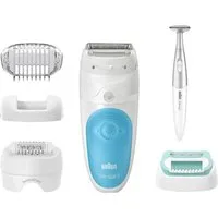 Braun Epilierer Silk-epil 5-810 SensoSmart Epilierer Weiß, Blau SES 5-810