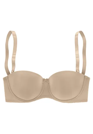 LASCANA - NUANCE Schalen-BH mit abnehmbaren Trägern toffee - Gr. - 95B