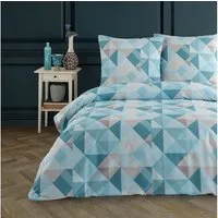 Buymax Bettwäsche Almira, Renforcé, 3 teilig, Premium 100% Baumwolle Bettbezug-Set 200x220 cm mit Reißverschluss