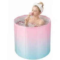 Youyijia Badewanne Faltbare Badewanne 66,5×70 cm Eisbadewanne tragbar