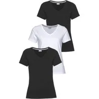 Eastwind T-Shirt (3er-Pack) Kurzarm, figurumspielend, aus Baumwolle, im 3er-Pack