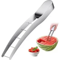 FELIXLEO Obstschneider Wassermelonen Schneider Edelstahl Melonen Wuerfel Messer, (1-tlg)