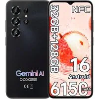 DOOGEE NOTE 56X Pro 32GB RAM+128GB ROM Handy Ohne Vertrag Android 16 Smartphone (16,66 cm/6.56 Zoll, 128 GB Speicherplatz, 13 MP Kamera, 6,56'' HD+ Display, 6150mAh, Gemini AI, NFC, GPS, 4G Dual SIM)