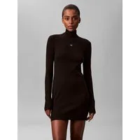 Calvin Klein Jeans Minikleid Figurbetonte Passform mit Stehkragen