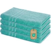 Lavea Handtuch Lavea® 4er Set Handtücher 50x100 cm, Elena Frottiererie, 100% Baumwolle (4er Set), 500 g/m² Frottier, weich & saugstark, pflegeleicht