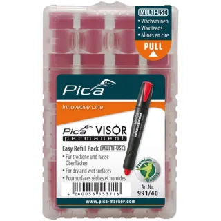 Pica VISOR permanent Ersatzminen, 4 Minen/Etui - 991/40