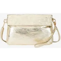 MORE&MORE Handtasche Metallic Tasche goldfarben Party-Kollektion