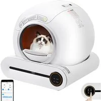 PFCTART Katzenecktoilette Automatische Katzentoilette Übergroße Katze Intelligente, Automatische Reinigung Geschlossen Desodorierung