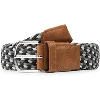 Indicode Stoffgürtel Herren Anders Gürtel Canvas Belt (1-St., 1) Elastischer Flechtgürtel - Stoffgürtel, dehnbarer Gürtel ohne Löcher