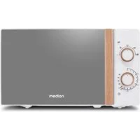 Medion® Mikrowelle MD 10596, Mikrowelle, 20 l, Auftaufunktion, Holzoptik