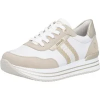 Remonte Plateausneaker Halbschuh, Schnürschuh mit Metallicdetails und Softfußbett