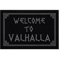 MoonWorks Fußmatte Fußmatte mit Spruch Welcome to Valhalla Wikinger Viking Willkommen, rechteckig