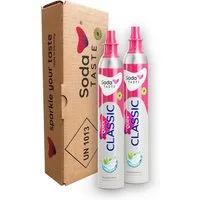SodaTASTE CO₂-Zylinder CO₂-Zylinder Quick-Zylinder 2er-Pack - kaufen, 2x Quick CO2-Zylinder, biogenes CO2, bis 120L, Quick-Connect