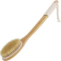 FELIXLEO Badebürste Rückenbürste Badebürste Dusche 43cm Bambus Duschbürste