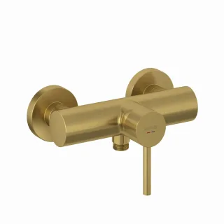 Kludi BOZZ Brause-Einhandmischer eigensicher brushed gold, 38831N076 38831N076