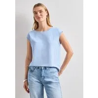 STREET ONE T-Shirt in Unifarbe