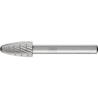 PFERD TOOLS HSS Frässtift Baumform H Z 3 universal mittel fein Spanbrecher - 22432436