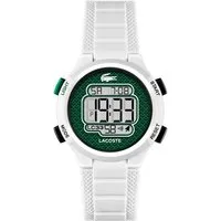 Lacoste Chronograph LC33 Kids 2030064, Quarzuhr, Armbanduhr, Silikonarmband, digital, Tag, Stoppfunktion