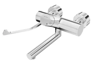 Schell Aufputz-Waschtischarmatur VITUS VW-AH-M Klinik-EHM,Mischw.,man. TD,210 Ausl.,chr, 016560699 016560699