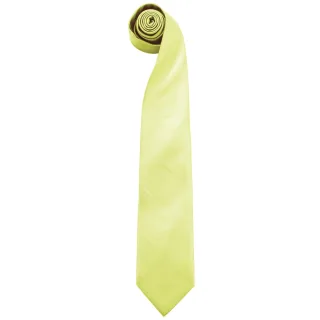 Premier Herren Krawatte Colours, unifarben (Limette)