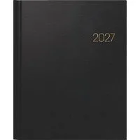 BRUNNEN Buchkalender BRUNNEN Buchkalender Manager Wt 7 2027 Kunststoff, schwarz