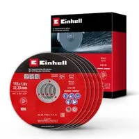Einhell Trennscheiben Original Einhell 5-tlg. Dünntrennscheiben-Set für Metall, Ø 115 mm (1, (5-tlg), Original Einhell 5-tlg. Dünntrennscheiben-Set für Metall, Ø 115 mm (1