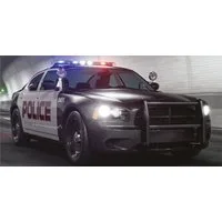 BrandMac Handtuch Polizei Police - Streifenwagen - Handtuch, 70x140, Baumwolle (1-St), 100% Baumwolle