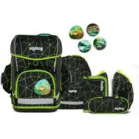 ergobag Schulranzen cubo light Set (6-tlg., 5-teiliges Set), wiegt nur 780g