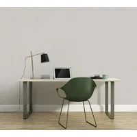 A.S. Création Vliestapete Casual Living einfarbige Tapete Unitapete mit Struktur Landhaus, strukturiert, matt, (1 St), Vliestapete Uni für Schlafzimmer Küche Wohnzimmer Uni Design modern