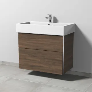 Sanipa 3way Waschtischunterbau zu Duravit Vero Waschtisch mit 2 Auszügen, Eiche-Arizona BR71780