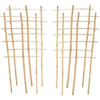 Grüner Jan Spalier 4x Bambusspalier 60cm Rankhilfe Blumenstütze Rankgitter Kletterhilfe S