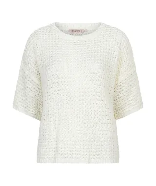 Esqualo - Strickpullover weiß - Gr. - XS