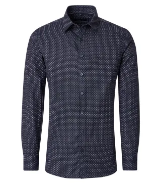 CASAMODA - Freizeithemd blau - Gr. - XL