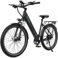 HITWAY E-Bike Cityrad 27,5 zoll Elektrofahrrad mit 36V13Ah Akku bis zu 60-100km E-Cityrad, 7 Gang shimano shimano Schaltwerk, Kettenschaltung, 250W Heckmotor, 468 Wh, Trekkingrad Pedelec für Damen u. Herren mit APP, NFC