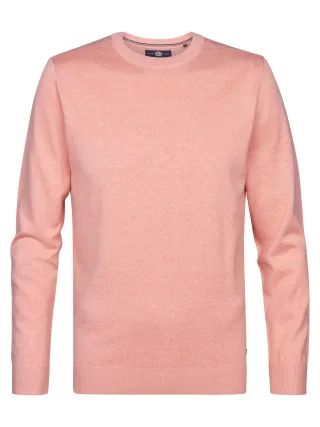 Petrol Industries - Feinstrickpullover Steamboat Männer - Rot