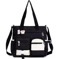 FOUORTUNATE-BEE Umhängetasche Umhängetasche für Damen, Mädchen Schultertasche mit Laptopfach, Niedliche Handtasche für Schule, Reise, Arbeit, Shopping und Sport