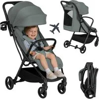 lionelo Kinder-Buggy AGIA, (Set), Leicht/Auto-Fold/kompakt/steht frei/bis 22kg