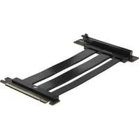 Premium PCIe 5.0 ×16 Riser-Kabel, Verlängerungskabel schwarz, 175mm, Schwarz