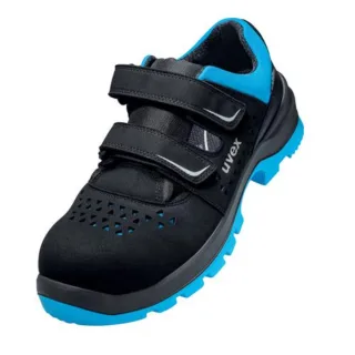 uvex 2 xenova Sicherheitsschuh S1P Sandale gelocht schwarz/blau 50 - 9553350