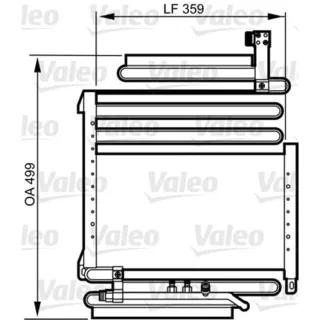 Valeo Klimakondensator Audi 80 Coupe 2,3