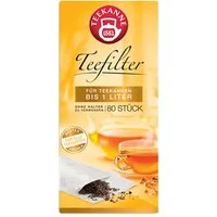 TEEKANNE Papierfilter Teefilter (80 Stück für Kannen bis 1 Liter)