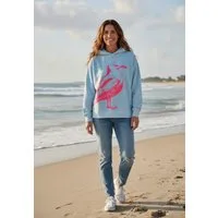 salzhaut Hoodie VÖÖRUT Damen Oversized salzhaut Kapuzenpullover – bequemer Fit und nordisch klares Design