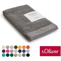 s.Oliver Gästehandtuch s.Oliver, Premium Qualität, 600 gr/m², auch als Sets erhältlich, Walkfrottier (1-St), große Farbauswahl, auch als Duschtuch, Waschhandschuh, Handtuch