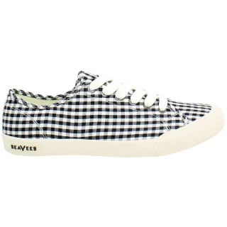 Seavees Monterey Americana Damen Plimsolls Schwarz/Weiß