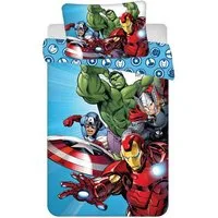 The AVENGERS Kinderbettwäsche Avengers Light Blue Kinderbettwäsche 100x135cm