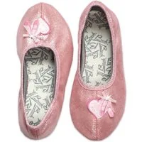 Beck Schläppchen Ballett Gymnastikschuh (wunderschöne Glitzerschuhe, für Ballett-Mäuse) robuste Materialien, rutschfeste Laufsohle