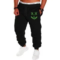RMK Jogginghose Herren Trainingshose Sport Hose Uni Smile Smiley Elastikbund mit Tunnelzug
