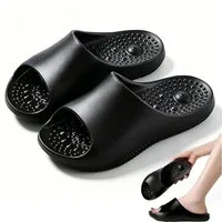 Mutig Badeschuhe Herren Damen,Original EVA Badeschlappen,weich & bequem Hüttenschuhe (Besonders weiches Material mit rutschfester Sohle,Bequem zu tragen, Wolkenweiches Tragegefühl,Slippers für Badezimmer,Perfekte Wahl) Hüttenschuhe Damen Herren Dusch